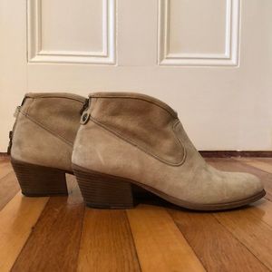 Gorgeous suede Fiorentini+Baker ankle boots